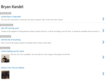 Tablet Screenshot of bryankandel.com